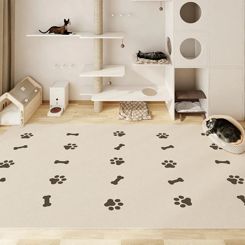 ペット用ゴミ箱 PVC防水・尿パッド付き犬用フェンス 犬小屋 滑り止めプラスチックカーペット 掃除不要