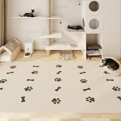 ペット用ゴミ箱 PVC防水・尿パッド付き犬用フェンス 犬小屋 滑り止めプラスチックカーペット 掃除不要