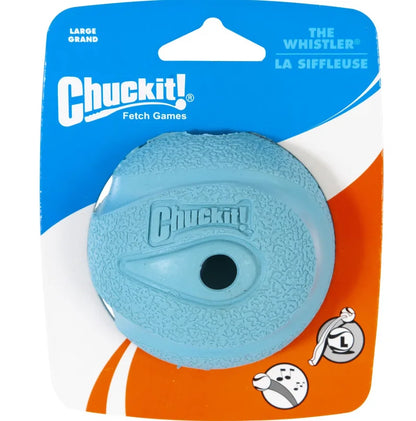 Chuckit  Dog Fetch Toy WHISTLER BALL Noisy Play Fits Launcher