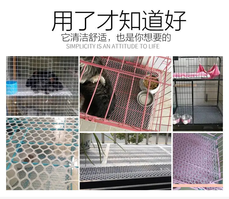 Rabbit Mats for Cages Rabbit Guinea Pig Hamster and Other Small Animal Cage Hole Mat Foot Pad Prevent Pets Skin Disease