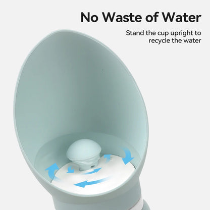 ROJECO Pet Water Bottle for Dog Cat Outdoor Foldable Puppy Dog Walking Drinking Bowl Portable Soft Silicone Travel Drinking Bowl