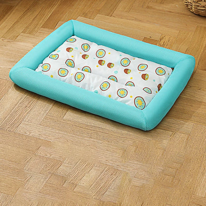 MADDEN  Summer Cooling Pet Cat Bed Cushion Ice Pad Dog Sleeping Square Mat for Puppy Dogs Cats Pet Kennel Top Quality Cool Cold