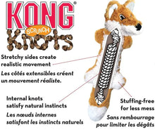 KONG Scrunch Knots Raccoon Dog Toy