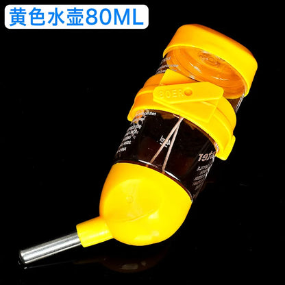 Hamster Toys Water Feeder Small Animals Automatic Dispenser Water Bottle Bowls Dish with Food Container for Guinea Pig Rat