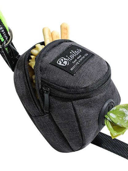 Portable Dog Treat Pouch & Poop Bag Dispenser for Training