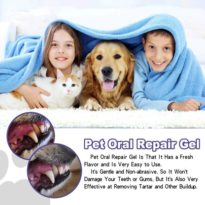 Pet Oral Gel for Dogs & Cats – Fresh Breath & Tartar Control