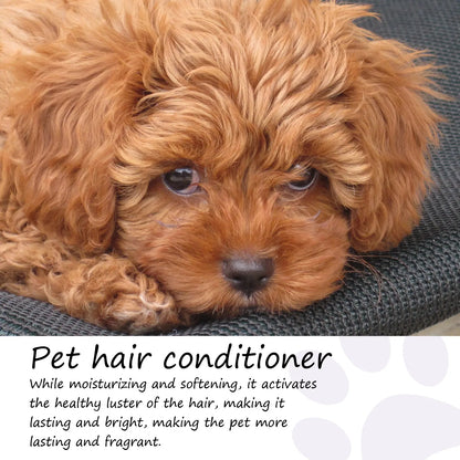 Pet Hair Care Essence Cat Hair Softening Moisturizing Dog Coat Conditioner Itch Relief Deodorizer Anti Flea Dog Hair Care Cream