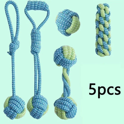 Wint Dog Cotton Rope For Relieving Boredom Grinding Toys Iarge And Medium-Sized Puppy Toys Dog nteractive Anti Bite Tug of War