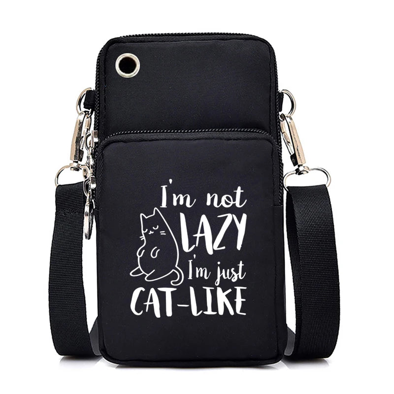 Women Luminous Messenger Bag Animal Lovers Hanging Neck Purse