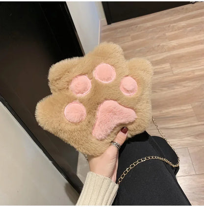 Japanese Style Kawaii Bag Women Cartoon Plush Shoulder Bag for Women 2022 New Crossbody Bag Small Phone&Purse Bag Bolsa Feminina