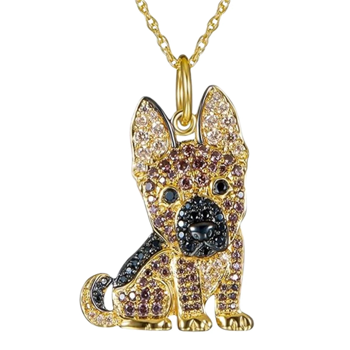 Exquisite and Cute Schnauzer Dog Pendant Necklace for Women Elegant Pet Puppy Jewelry Animal Accessories