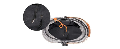 Folding 4 Wheels Dog Trolley Pet Jogger for Small Medium Dogs Travel