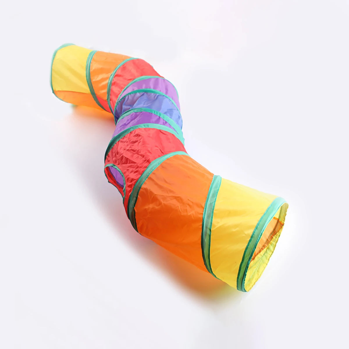 Cat Tunnel Pet Tube Collapsible Play Toy Indoor Outdoor Kitty Puppy Toys for Puzzle Exercising Hiding Training