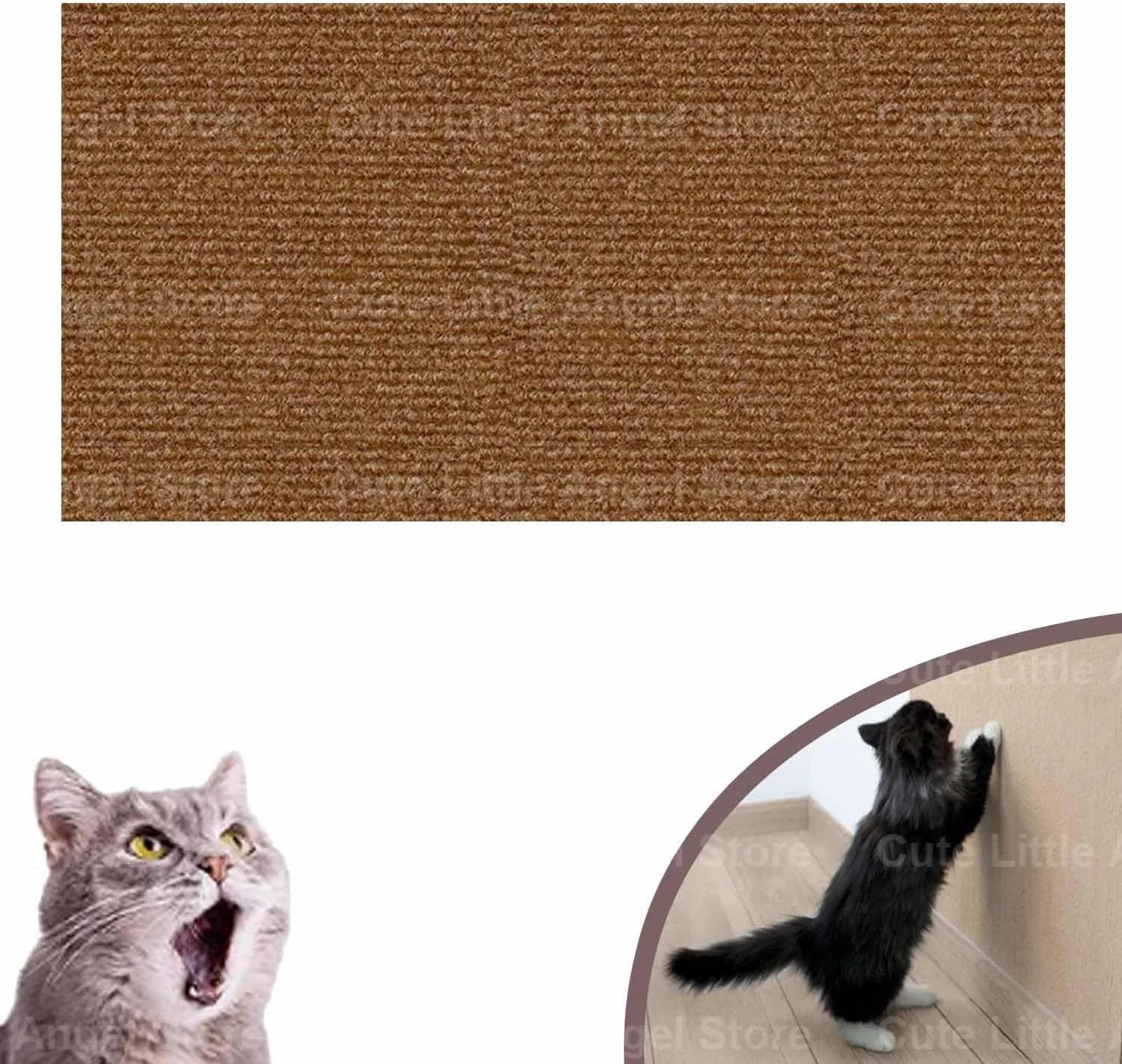 Self-Adhesive Carpet Cats Scratch Board Wall Anti Cat Scratch Sofa Diy Cats Scratch Board Sofa Protection Paws Sharpen Trimmable