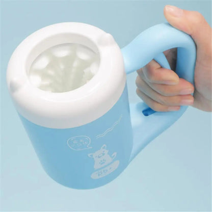 寵物貓狗足部清潔杯 貓用清潔工具 軟塑膠洗爪刷 寵物用品 狗狗專用
