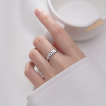 1Pair Couple Rings Cute Kitten Sliver Open Ring For Women Men Adjustable Finger Rings Romantic Lovers Anniversary Jewelry Gift