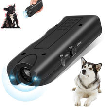 超音波驅狗器便攜式防吠器手持式三合一訓狗器驅趕動物寵物訓狗器