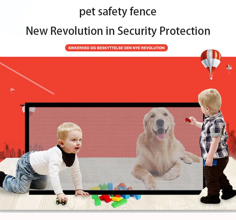 Pet Dog Fence Indoor Portable Dog Gate Pet Separation Guard Protection Net Dogs Baby Safety Fence Pet Accessories