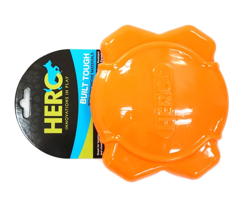CAITEC Dog Toys Squeaking Foraging Disc Springy Durable Floatable Foraging and Chewing Pet Toy