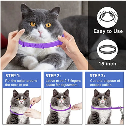 Pet Calming Collar for Cats & Dogs – Lavender & Chamomile