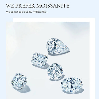 GRA Certified 1-5CT Moissanite Ring VVS1 Lab Diamond Solitaire Ring for Women Engagement Promise  Wedding Band High Quality Fine