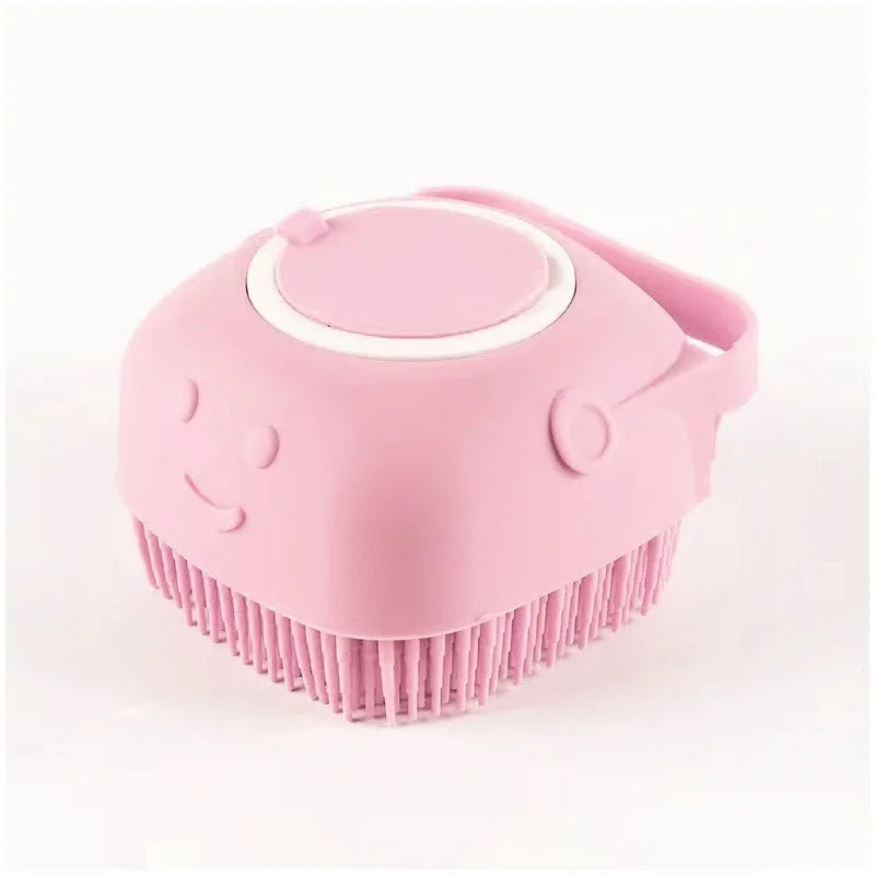 Pet Bathroom Massage Brush Bathroom Multi-Functional Dog Cat Bath Massage