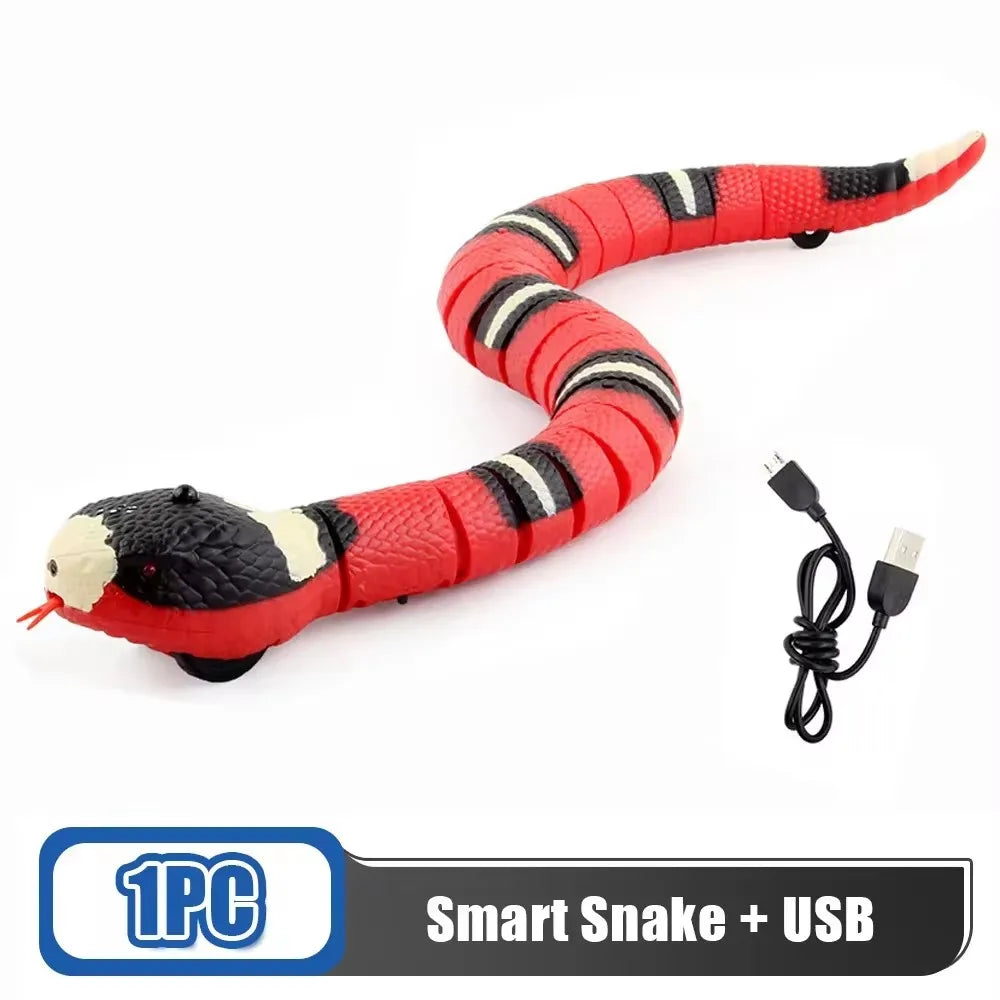 Remote Control Snake Pet Interactive Toy 16 Inch Toy Snake Egg Shaped Infrared Controller Prank Toy Ideal Gift for Kids Adults