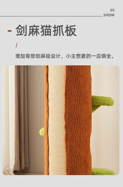 Cat climbing frame nest, cat tree integration, non-solid wood Tongtian pillar, fram toys products