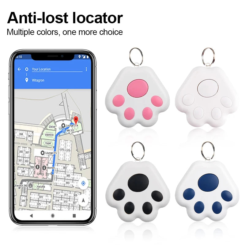 Smart Mini GPS Tracker Key Kids Bag Finder Dog Cat Pet Locator Bluetooth Tracker Device Anti-lost Reminder for IOS/ Android