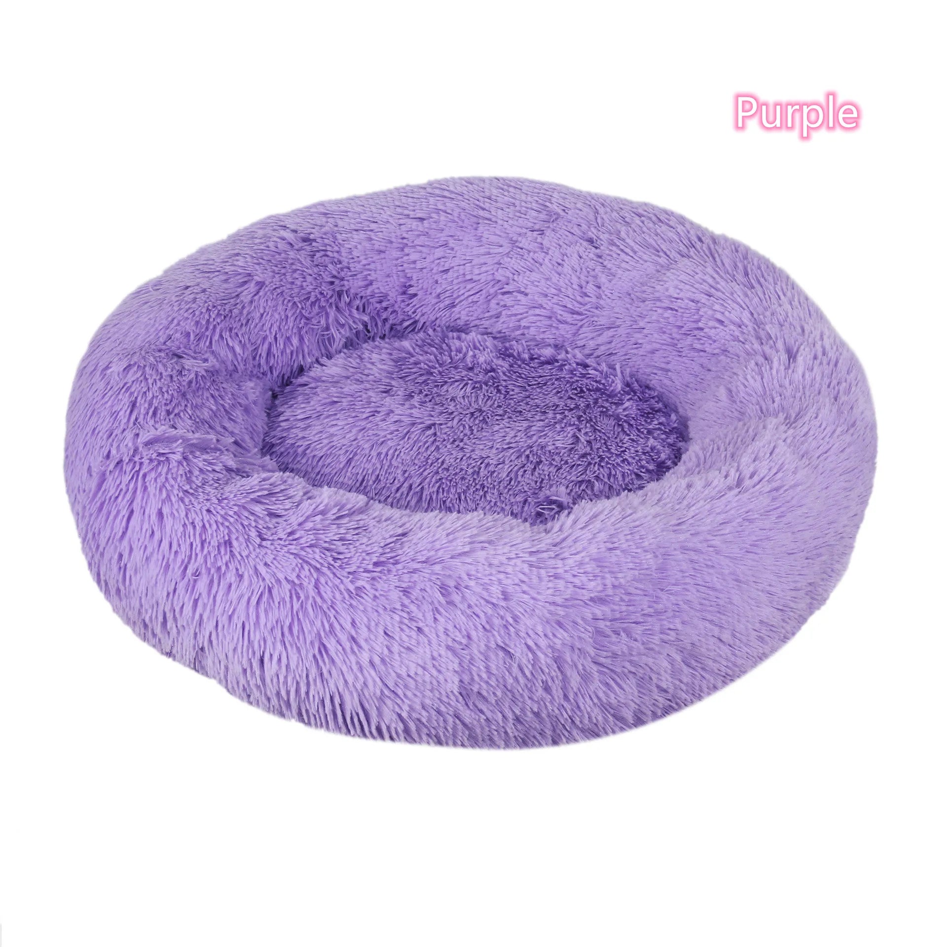 Super Soft Pet Cat Bed Plush Full Size Washable Calm Bed Donut Bed Comfortable Sleeping Artifact Suitable For All Kinds Of Cats