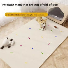 ペット用ゴミ箱 PVC防水・尿パッド付き犬用フェンス 犬小屋 滑り止めプラスチックカーペット 掃除不要