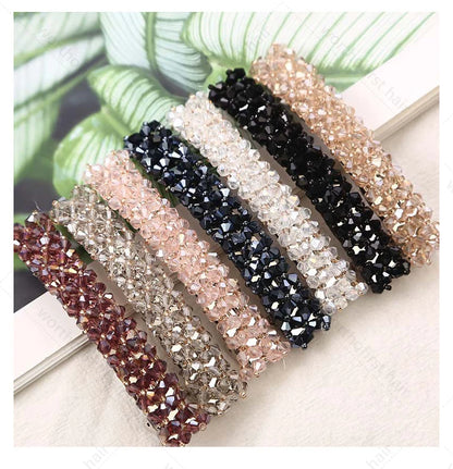 New Korean Elegant Hairpins Hairgrips Crystal Rhinestone Barrettes Hair Clips For Women Girls Hair Accessories