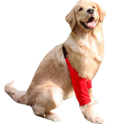 犬用肘プロテクター 肘ブレースパッド 中型犬・大型犬用 犬用膝パッド 衣類関節保護カバー 耐摩耗性 ペット用品