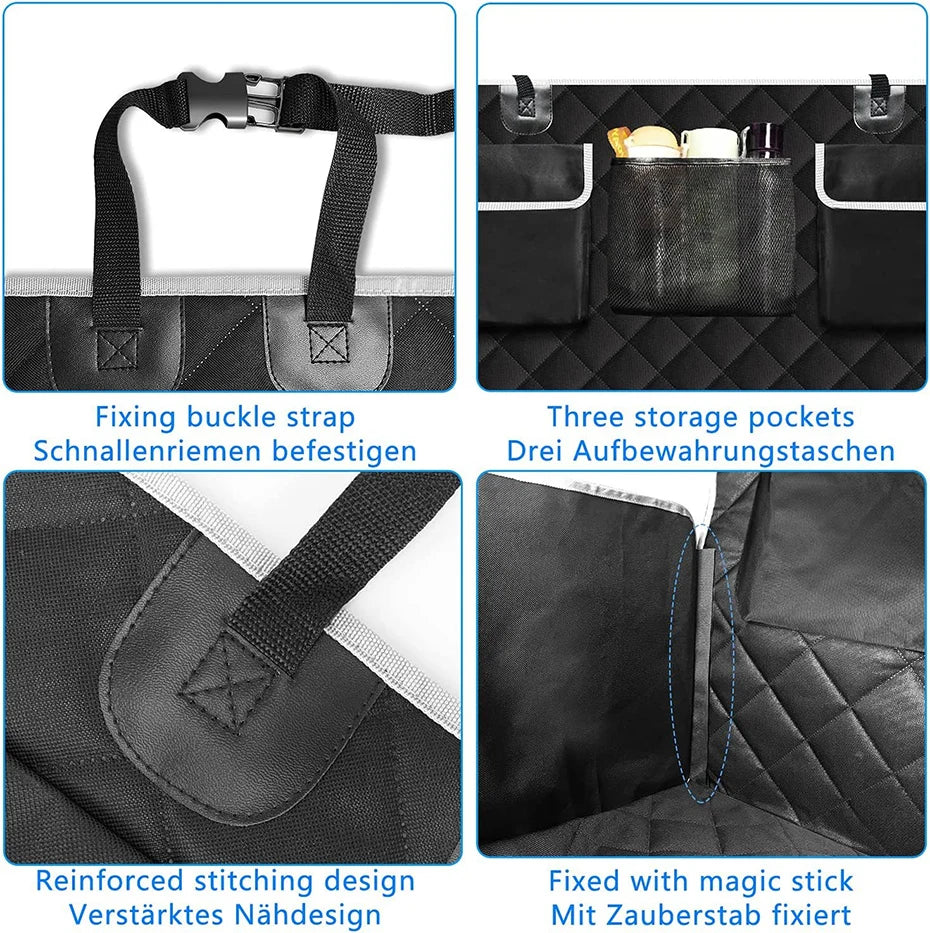 SEAMETAL ペット用トランクカーゴライナー 5層厚手オックスフォード布トランクカーペット 防水 滑り止め 耐摩耗性 クッション 犬用