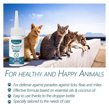 Pet Flea Killer Drops Anti Fleas Cats Ticks Lice Mite Ringworm Removal Itching Dogs Treatment Pet Removal Insect Relieve Dr G4B2