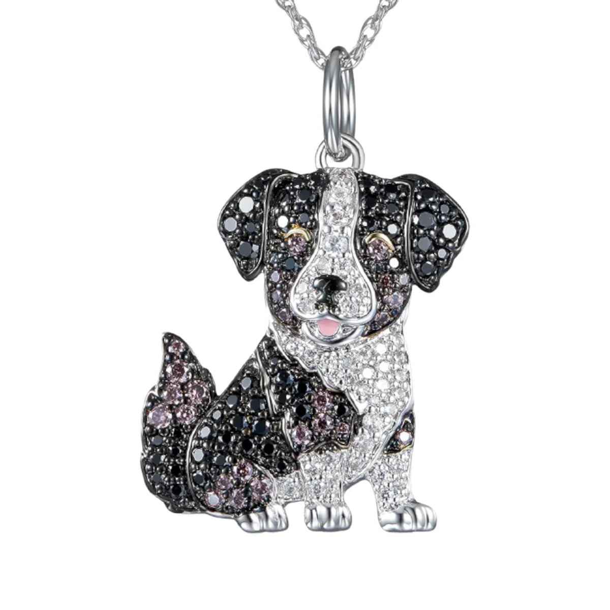 Exquisite and Cute Schnauzer Dog Pendant Necklace for Women Elegant Pet Puppy Jewelry Animal Accessories