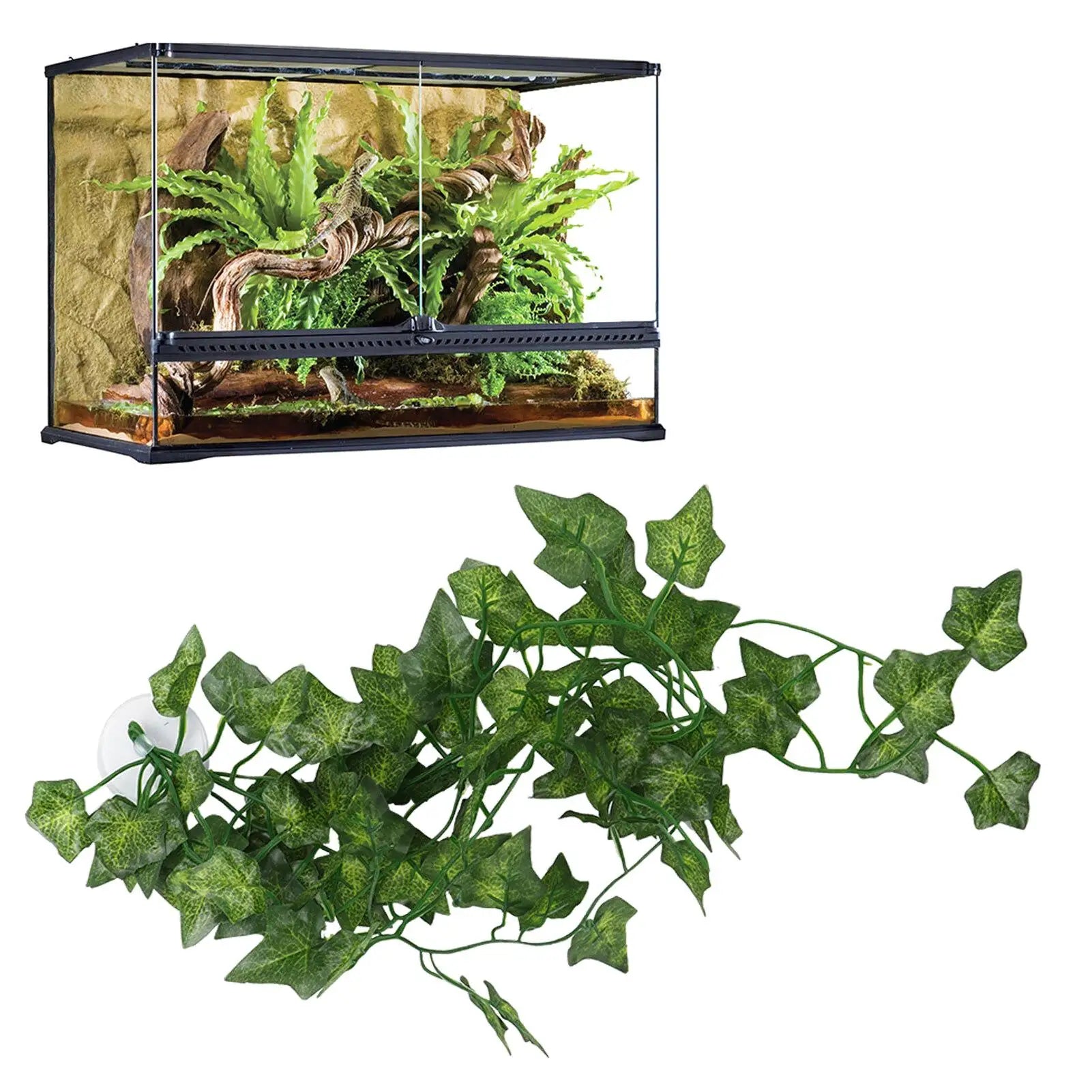 for reptile   - Fake Vine for Rainforest Terrarium, Decorative Landscaping for Reptiles