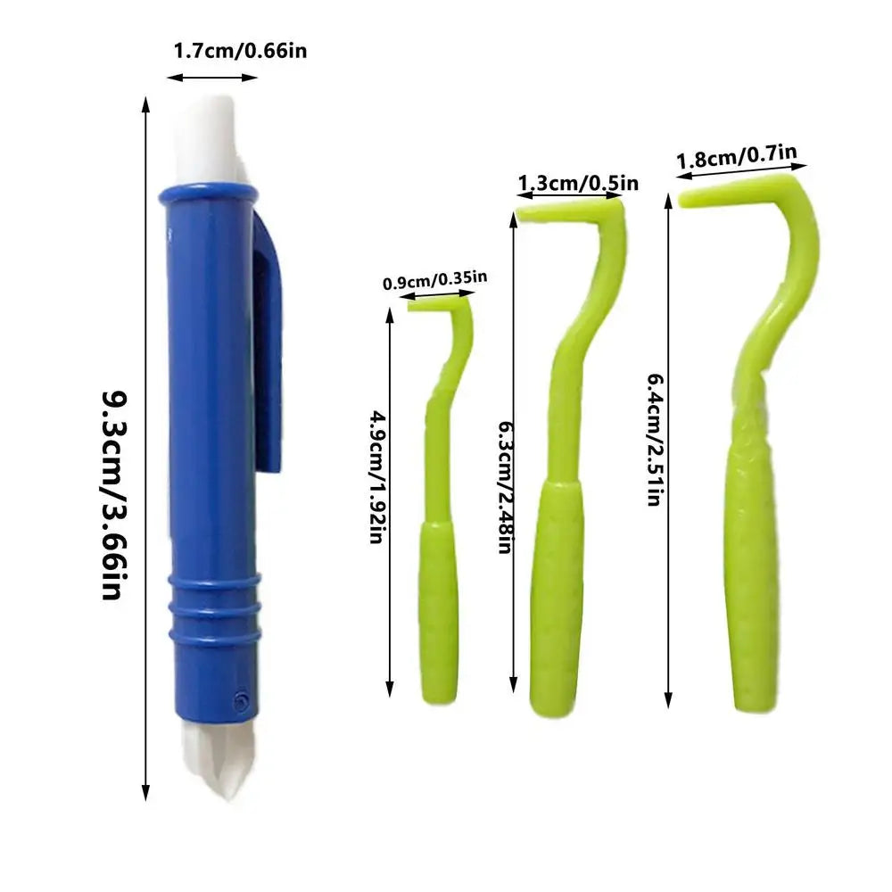 4Pcs Tick & Flea Remover Set for Dogs, Cats & Pets