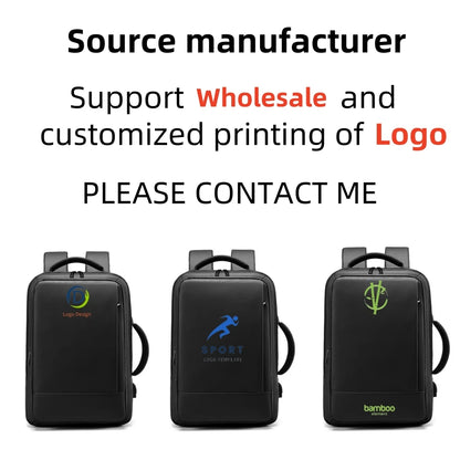 XOKY Business Bag Travel Backpack Waterproof Classic Backpack USB Charging Men Fashion Backpack Wholesale Customized Logo 2051