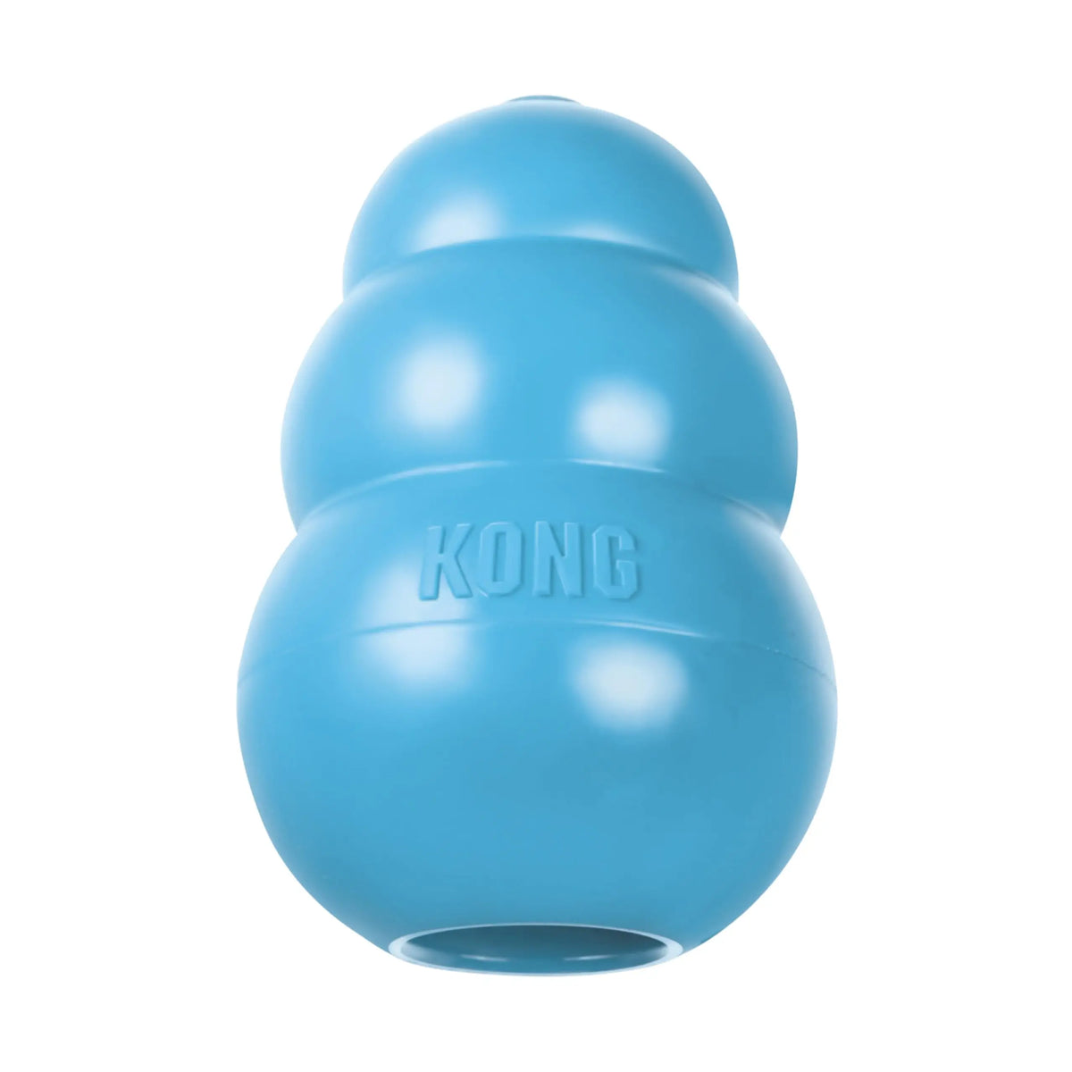 KONG Puppy - Natural Teething Rubber Chew Toy for Dogs  - Chew & Fetch Toy for Puppies - for Small Puppies - Blue