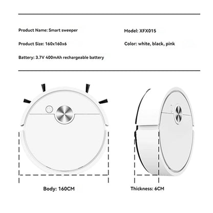 Xiaomi 3-in-1 Automatic Smart Sweeping Robot Silent 4000Pa Suction Power Wireless Cleaner Great For Pet Hair Carpets Floors