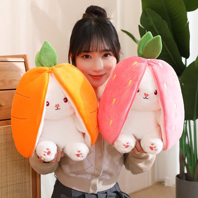 35cm Creative Funny Doll Carrot Rabbit  Toy Stuffed Soft Bunny  Toys for Kids Girls Birthday Gift