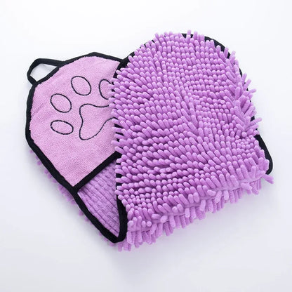 Super Absorbent Pet Bath Towel for Dogs & Cats – Quick Dry