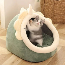 Deep Sleep Cat Bed Cartoon Pet Foldable Removable Washable Pet Sleeping Bed for Small Dog Mat Bag Cave Cats Bed