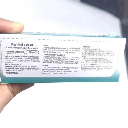Purification Concentrated Liquid Smart Automatic Self Clean Sterilization Deodorant for TONEPIE Automatic Cat Litter Box