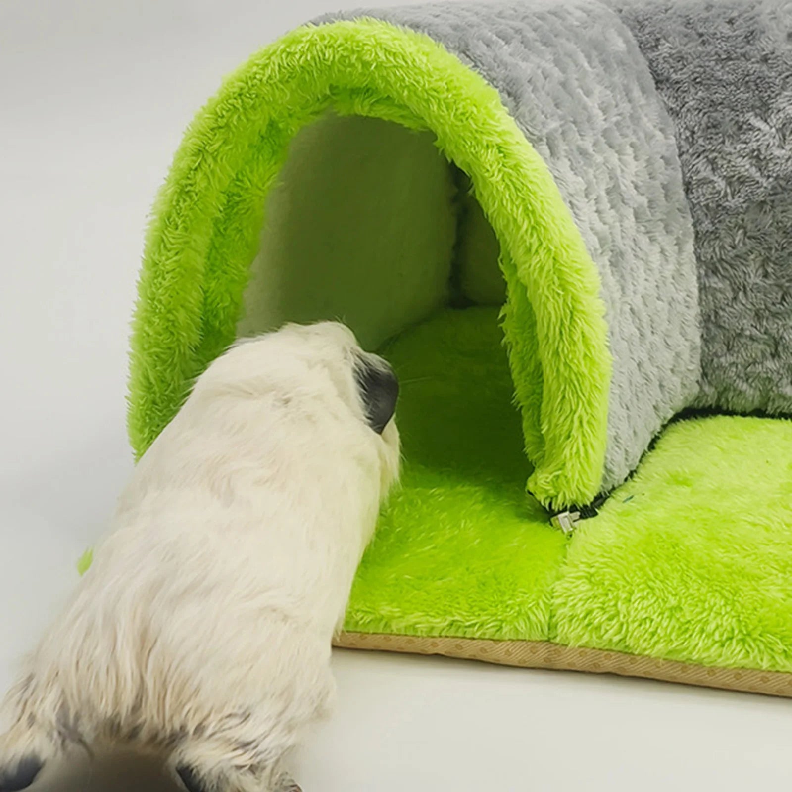 Small Animals Tunnel Guinea Pig Hideout Breathable Playground Removable Mat Pets Cave Guinea Pig House for Hamster Cat Kitten