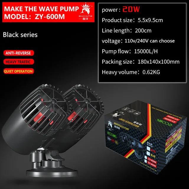 Wavemaker Wave Maker Water Pump for Aquarium Fish Tank Submersible Aerobic Pump Water Circulation Pump Flow Surf Pump 220-240V