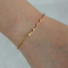 Dainty Mini Mama Letter Bracelet For Women Gold Color Stainless Steel Elegant Adjustable Link Chain Mother's Day Jewelry Mumgift