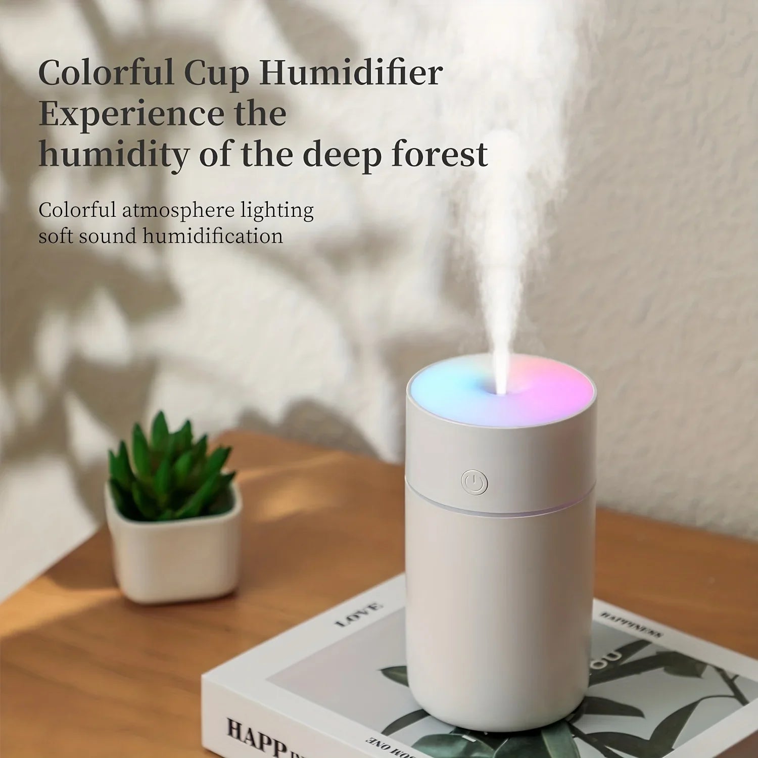 Portable Usb Rechargeable Air Humidifier LED light mini 220ml h2o Spray Mist humidifier Aroma Essential Oil Diffuser for Car