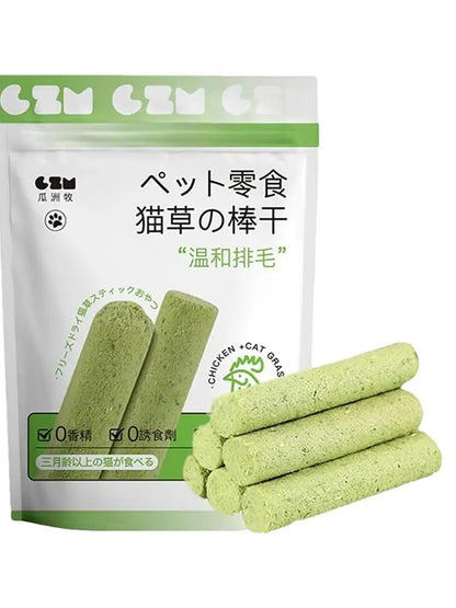 貓草棒貓草咀嚼棒天然牙齒清潔劑去除排骨幼貓寵物零食牙齒護理幼貓口腔健康